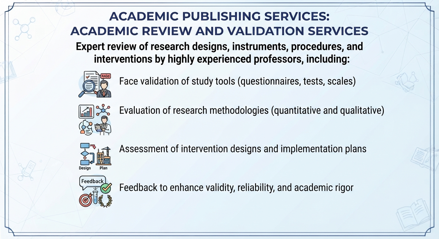 Academic Review and Validation Services